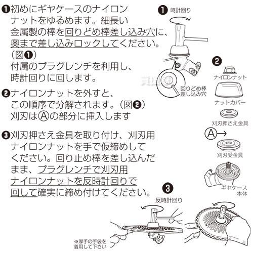 草刈り機 部品 ギヤケース Aタイプ 草刈機｜truetools｜04