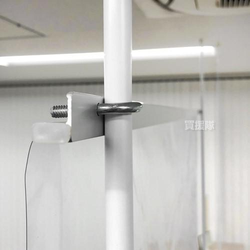 飛沫対策ポールセット 透明ビニールシート付き タイプ1 Htps 買援隊 Paypayモール店 通販 Paypayモール