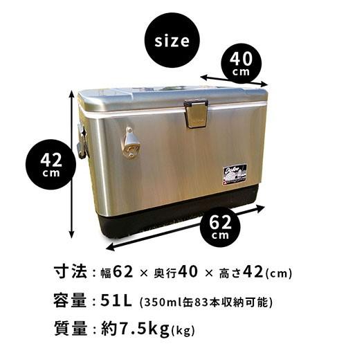 igloo イグルー クーラーボックス ステンレス 51l レガシー igloo イグルー クーラーボックス ステンレス 51l レガシー