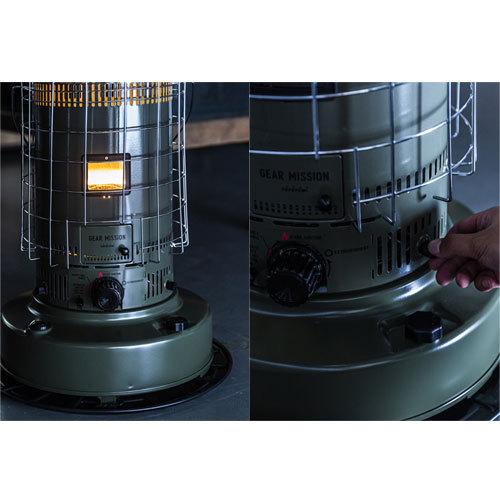 TOYOTOMI KS-GE67 ストーブ 24型 オリーブ GEAR MISSION （P7倍）トヨトミ 対流形 石油ストーブ オリーブ