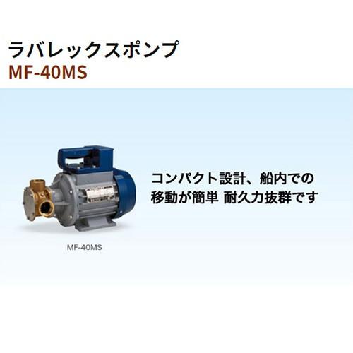 工進（KOSHIN） 船舶用ポンプ ラバレックスポンプ 200Vモーター付 MF