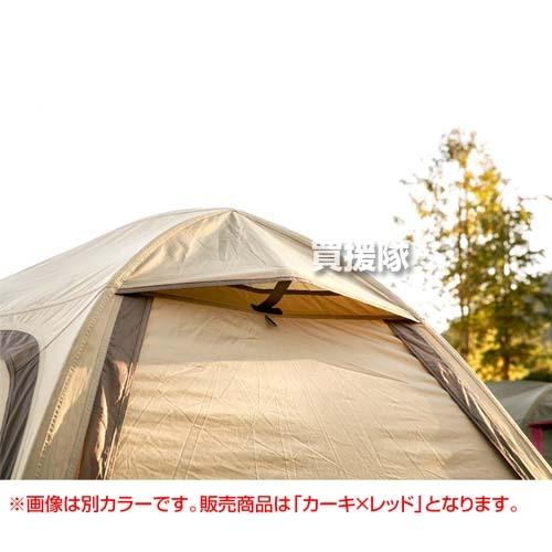 P7倍）小川キャンパル ステイシー ST-II カーキ×レッド 2616-20 : 買援