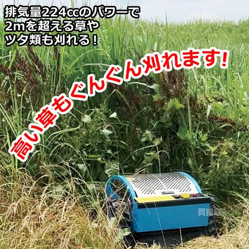 ポイント5倍）（クーポンで1000円OFF）パワフル ラジコン草刈機 ラジ