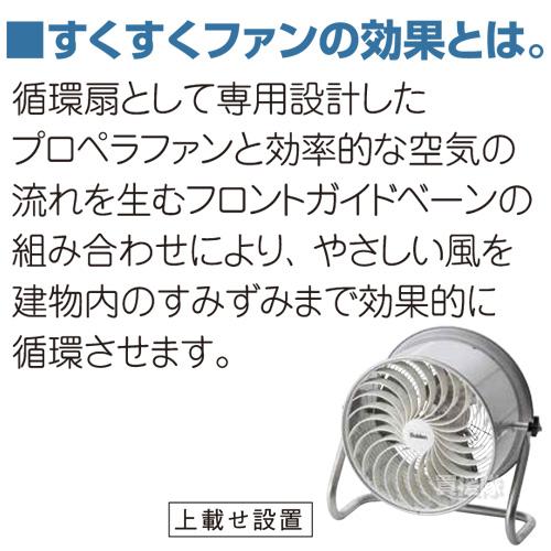 スイデン すくすくファン 2台セット 200V 3相 SHC-35C-3 【1台
