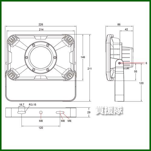 富士倉 25W 充電式投光器 SVB-25W 送料込み！ ヨドバシ.com - 富士倉 SVB-25W [PRO仕様ハイパワー充電式LED