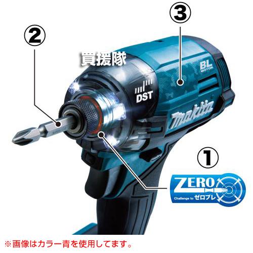 マキタ 純正 40Vmax 充電式 インパクトドライバ 黒 TD002GRDXB  