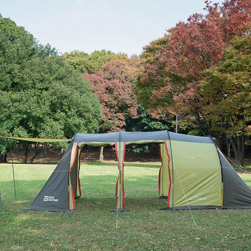 テントファクトリー フォーシーズントンネル 2ルームテント L TF-4STU2-NL GGR | TENT FACTORY | 01