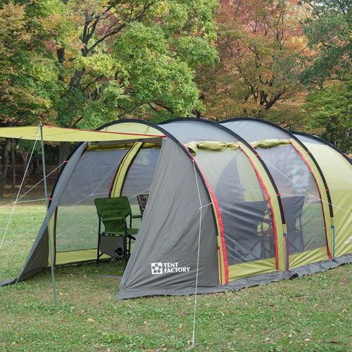 テントファクトリー フォーシーズントンネル 2ルームテント L TF-4STU2-NL GGR | TENT FACTORY | 04