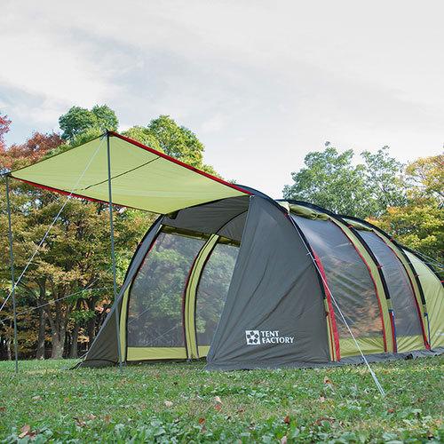 テントファクトリー フォーシーズントンネル 2ルームテント L TF-4STU2-NL GGR | TENT FACTORY | 05