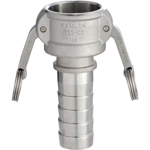 トヨックス カムロック カプラー ホースシャンク 細め ステンレス 633-CT 2インチ SST 633-CT-2-SST 期間限定 ポイント10倍