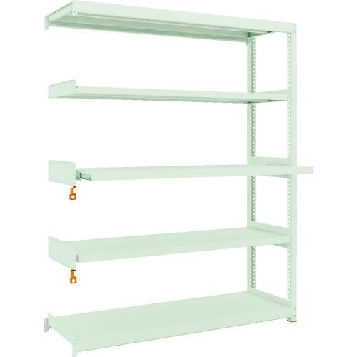 トラスコ中山 株 TRUSCO スチールラック M2型軽中量棚1460X450XH1800 5段うちスライド2段 連結 M2-6543M2B 期間限定 ポイント10倍