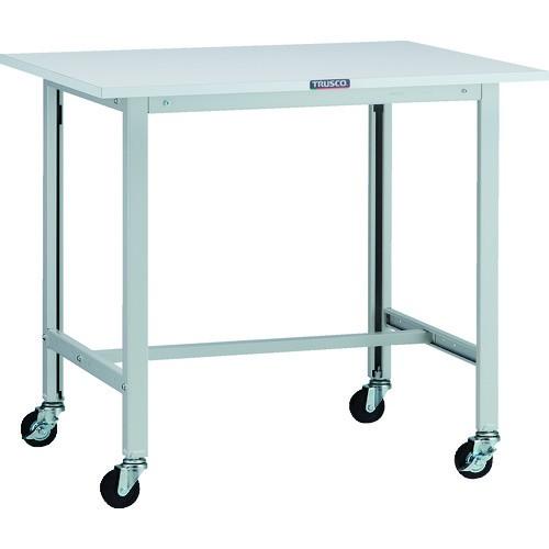 トラスコ中山 TRUSCO 軽荷重作業台 100kg AO型 900X750XH809 φ75キャスター付 ホワイト色 AO-0975C75 期間限定 ポイント10倍