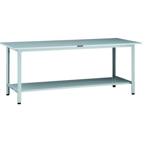トラスコ中山 TRUSCO 軽荷重作業台 200kg AO型 1800X750XH740 下棚2枚付 ホワイト色 AOR-1875LT2 期間限定 ポイント10倍