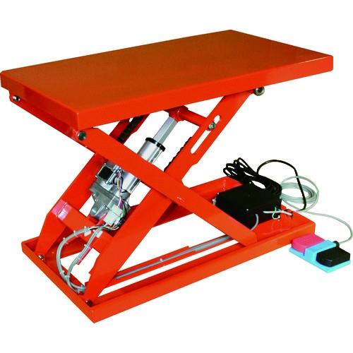 トラスコ中山 株 TRUSCO テーブルリフト100kg 電動Bねじ式 DC12Vバッテリー専用 520×850 HDL-L1058R-D1 期間限定 ポイント10倍