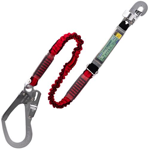 藤井電工 TSUYORON 胴ベルト型墜落制止用器具用ランヤード 伸縮タイプ