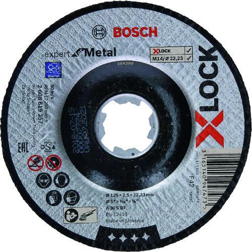 ボッシュ X-LOCK切断砥石エキスパート 鉄用125x2.5 オフセット型 2608619257 25枚入 期間限定 ポイント10倍