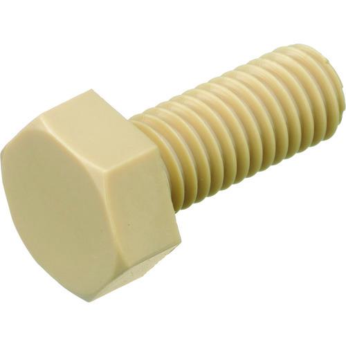 ケミカルスクリュー ポリフェニレンサルファイド 六角ボルト M6-15 100本入 PPS/BT_M6-15 期間限定 ポイント10倍