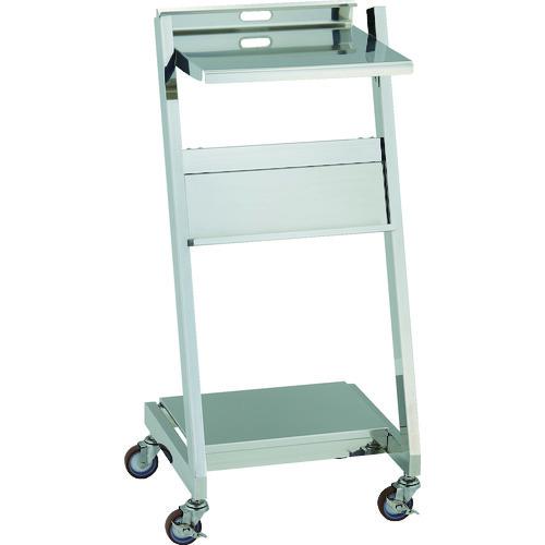 トラスコ中山 株 TRUSCO ハイワークテーブル オールステンレス ウレタン車輪 天板寸法400X400 H1052 HWT-SU3 期間限定 ポイント10倍