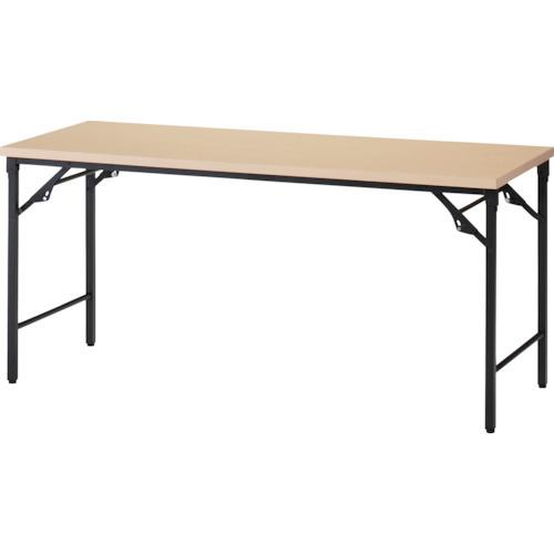 トラスコ中山 TRUSCO 折りたたみ会議テーブル 1800X600XH700 棚板なし ナチュラル TST-1860-C 期間限定 ポイント10倍