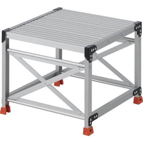 トラスコ中山 TRUSCO 作業用踏台 1段 高さ0.5m 天板600×600 TSF-1665 期間限定 ポイント10倍