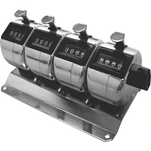 特価商品  ライン精機 連式数取器 H-102M-4 期間限定 ポイント10倍 回転計、カウンター