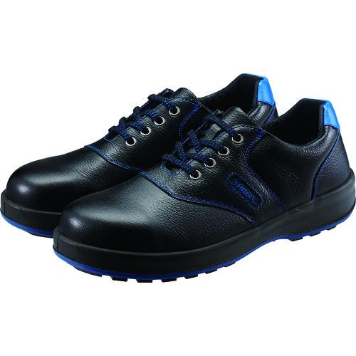 シモン 安全靴 短靴 SL11-BL黒 ブルー 24.0cm SL11BL-24.0 期間限定 ポイント10倍