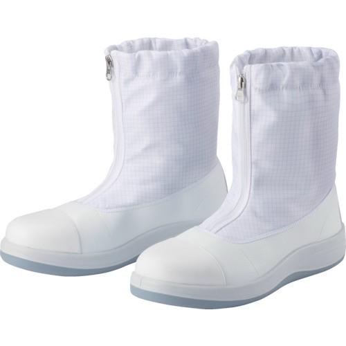 ミドリ安全 トウガード付 先芯入りクリーン静電靴 ハーフフード 24.0CM SCR1200FCAP-HH-24.0 期間限定 ポイント10倍