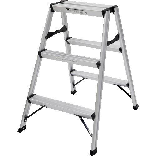 トラスコ中山 TRUSCO アルミ製踏台 3段 高強度型 シルバー TSAF-3-SV 期間限定 ポイント10倍