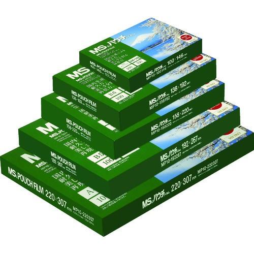 明光商会 MS パウチフィルム MP15-158220 100枚入 MP15-158220 期間限定 ポイント10倍