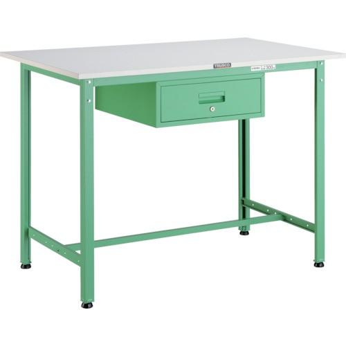 トラスコ中山 TRUSCO 軽荷重立作業台 300kg HAE型 900X600XH900 1段引出付 ヤンググリーン色 HAE-0960F1_YG 期間限定 ポイント10倍