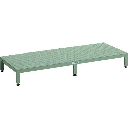トラスコ中山 TRUSCO 高床用縞鋼板ステップ 1500X600XH190〜220 UFSH-1560S 期間限定 ポイント10倍