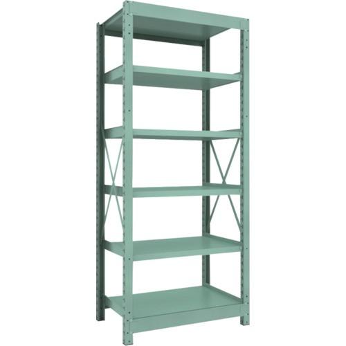 トラスコ中山 TRUSCO 中量ボルト式棚 R3型 W900×D600×H2100 6段 単体 R3-7366 期間限定 ポイント10倍