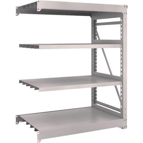 トラスコ中山 株 TRUSCO スチールラック M10型重量棚 1200X760XH1500 4段 連結 ネオグレー M10-5474B_NG-NG 期間限定 ポイント10倍