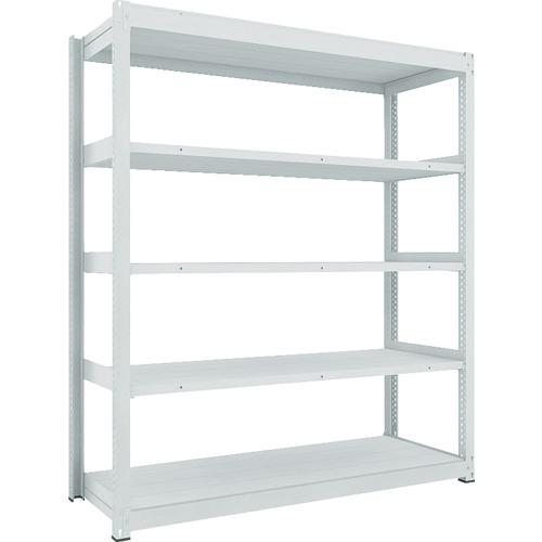 トラスコ中山 株 TRUSCO TUG型中量ボルトレス棚 600kg 単体型 1255×626×H2100 5段 TUG600-74L-5 期間限定 ポイント10倍