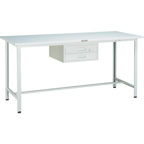 トラスコ中山 株 TRUSCO HRAE型作業台 1800X750XH900 2段引出付 ホワイト色 HRAE-1800F2_W 期間限定 ポイント10倍