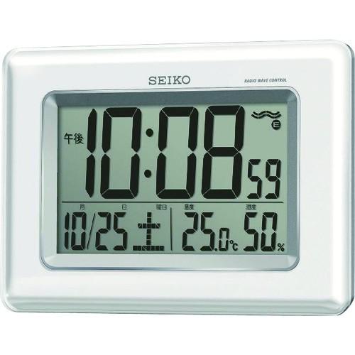 セイコータイムクリエーション 株 SEIKO 温湿度計付き掛置兼用電波時計 SQ424W 期間限定 ポイント10倍｜truetools
