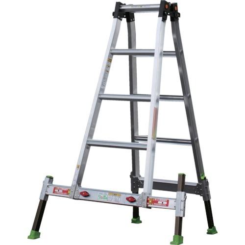 （法人限定） ナカオ NAKAO アウトリガー内蔵4脚伸縮式 兼用脚立 ダン吉 D-120 H=1200 D-120 期間限定 ポイント10倍