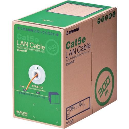 エレコム ELECOM EU RoHS指令準拠LANケーブル CAT5E 300m オレンジ LD-CT2/DR300/RS 期間限定 ポイント10倍
