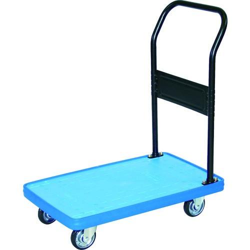 トラスコ中山 株 TRUSCO MKP樹脂製台車 固定式 906X616 エアキャスター付 ブルー MKP-302AC-B 期間限定 ポイント10倍