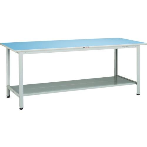 トラスコ中山 TRUSCO 軽荷重作業台 180kg BO型 1500X600XH740 下棚2枚付 ホワイト色 BOR-1560LT2 期間限定 ポイント10倍