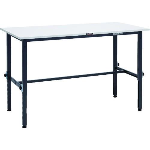 トラスコ中山 株 TRUSCO AEM型高さ調節作業台 1500X900XH650-950 ダークグレー色 AEM-1509_DG 期間限定 ポイント10倍