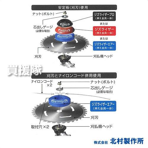 P8倍）（クーポンで1500円OFF）刈払機用安定板 ジズライザーエアー ZAT