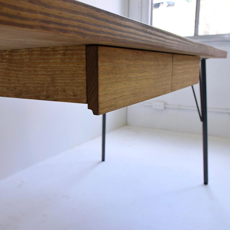 180×80cm 180センチ パイン無垢のダイニングテーブル 引き出し 180×80cm 180センチ パイン無垢のダイニングテーブル 引き出し
