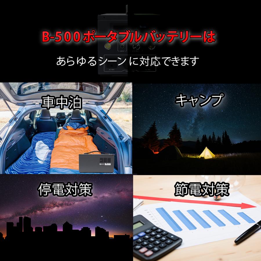 キャンプ、車中泊に！富士倉ポータブルバッテリー