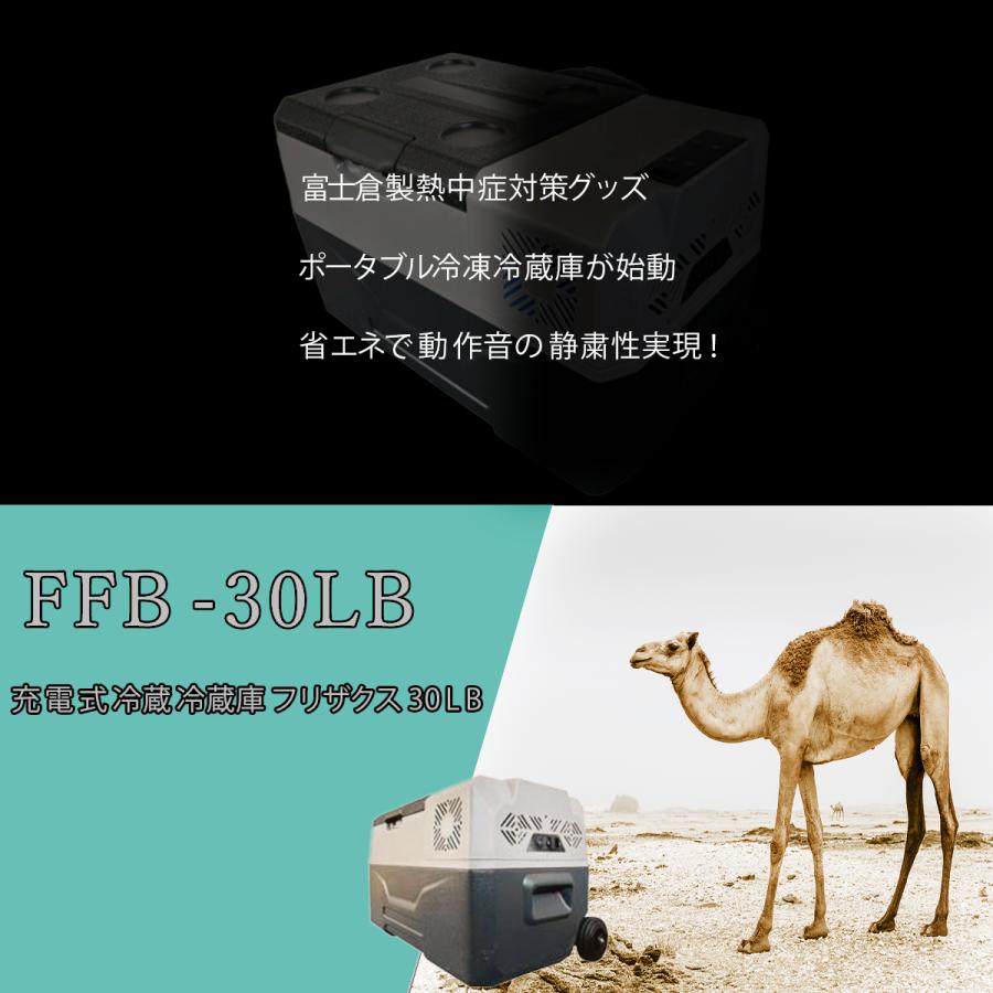 富士倉 FFB-30LB バッテリー内蔵冷凍冷蔵庫 ペン型ライトプレゼント 