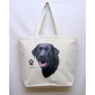 ラブラドールレトリーバブラック トートバッグ エコバッグ マイバッグかわいい おしゃれ レディース メンズ 男女兼用 高品質 いぬ ドッグ 大きめ 犬 キャンバス 犬柄
