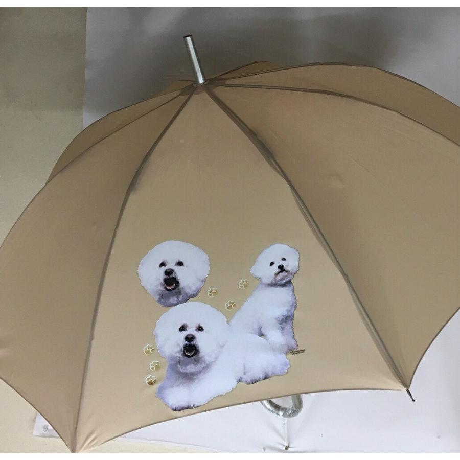 ビションフリーゼ 集合2 傘 7周年記念イベントが 65cm 直径110cm レディース メンズ 男女兼用 雨傘 おしゃれ 梅雨 中華のおせち贈り物 かわいい 風に強い いぬ レイングッズ 耐風 UVカット 犬柄