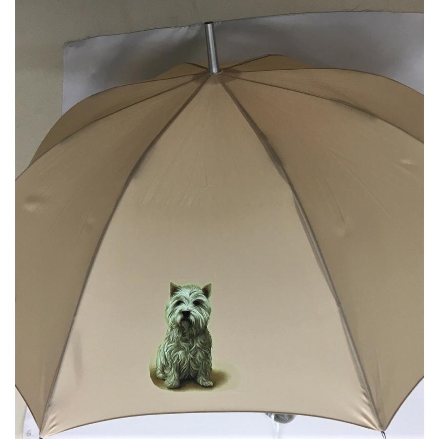 ウエストハイランドホワイトテリア（スリーポーズ）ウエスティー 傘 65cm 直径110cm レディース メンズ 男女兼用 雨傘 かわいい おしゃれ 梅雨 レイングッズ｜trust-wanpoint｜03