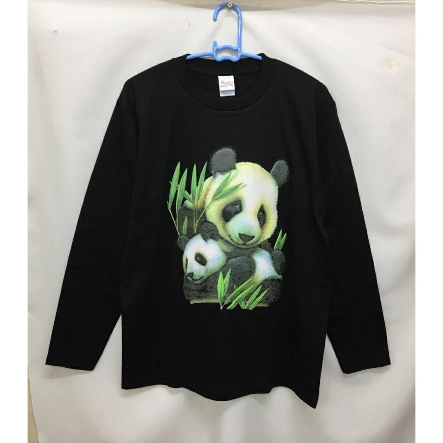 パンダ パンダ１ 野生動物 ワイルドライフ 長袖 Tシャツロンティー 丸首型 クルーネック 綿100 トップス 服 レディース メンズ シンプル かわいい おしゃれ 犬と動物 トラストワンポイント 通販 Yahoo ショッピング