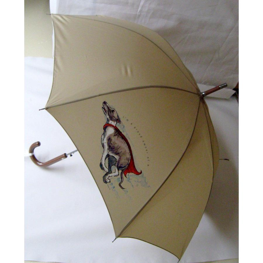 アラスカンマラミュート（マンガ） 傘 65cm 直径110cm レディース メンズ 男女兼用 雨傘 かわいい おしゃれ 梅雨 レイングッズ UVカット 風に強い 耐風 犬柄｜trust-wanpoint｜02